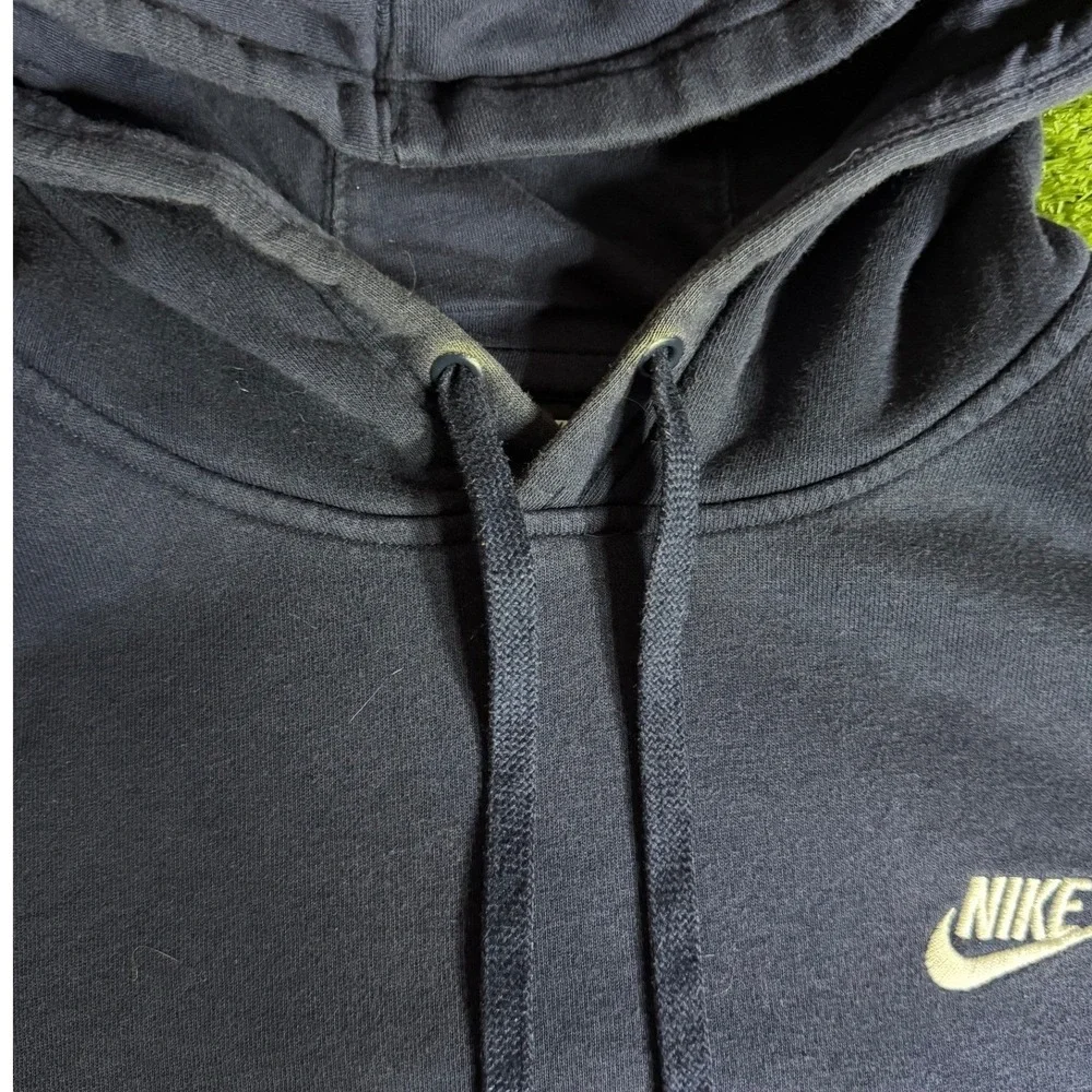 Nike Sportswear Club Fleece Hoodie Mens Medium Navy Blue Pullover BV2648-410